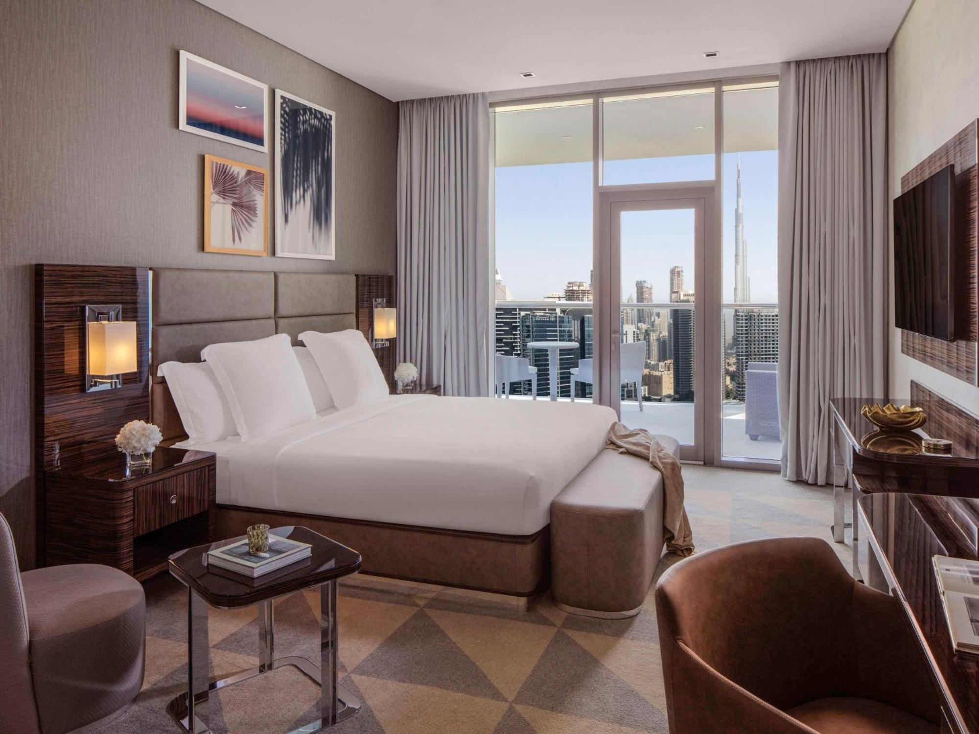 Hyde Hotel دبي المظهر الخارجي الصورة A bedroom at the hotel